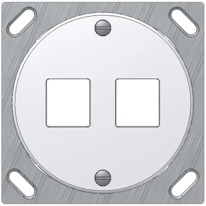 EB-Montageset Keystone Dätwyler weiss 2×, Standard, gerade 