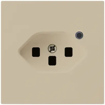 Prise Hager kallysto 1×T23 illuminé A beige 