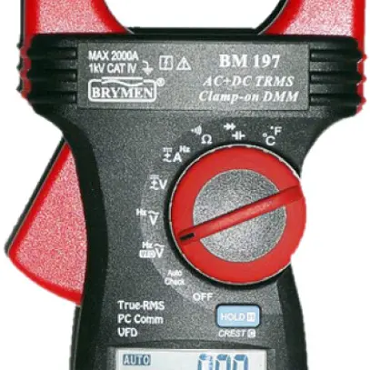 Pince de mesure TRMS avec fonction multimètre BM197 