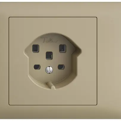 Presa INS EDIZIOdue T25 16A sand 53mm con morsetti innest. 