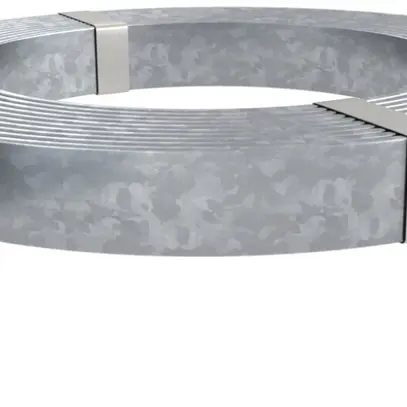 Nastro acciaio Bettermann zincato a caldo a immersione 25×3mm rotolo 30m 