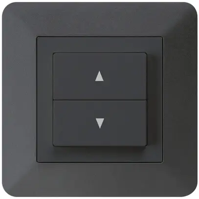Pulsante per tapparelle INC kallysto.trend nero con 2 tasti di comando 