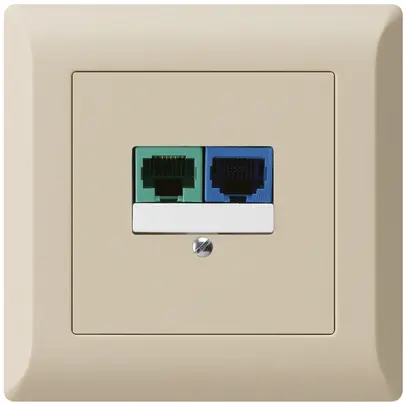 Scatola INC DSL kallysto.line 2×RJ45 beige 