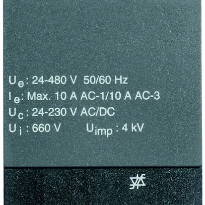 Contatto semiconduttore ComatReleco 10A/24…480VAC 3 fasi (AC-1, AC-3) 24…230VAC 