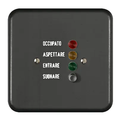 Stazione da porta INC italiano FH 12VAC nero 