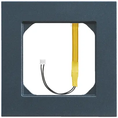 Cadre de recouvrement kallysto.pro 1×1 ozean pour éclairage en coin rouge 