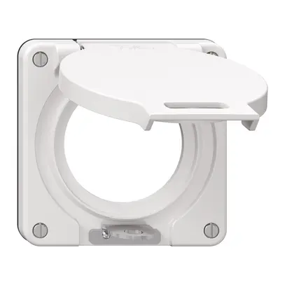 Coperchio con coperchio ribaltabile NEVO Ø53mm chiudibile bi (guarn.ne) 