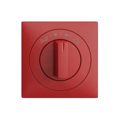 Kit front. EDIZIOdue Auf->I<-Zu 60×60mm berry per interr.rot. 