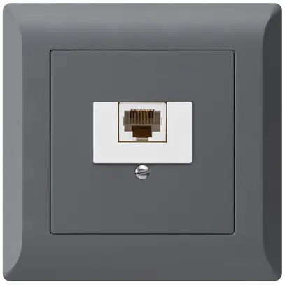 Boîte ENC kallysto.line 1×RJ45u anthracite 