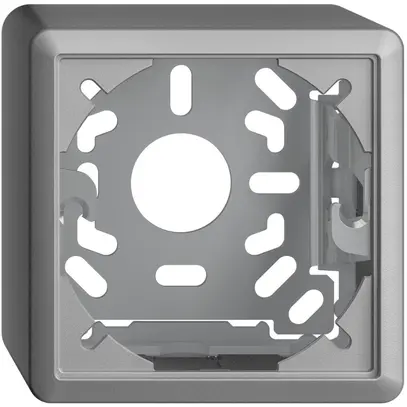 Cappa con piastra di base 54mm EDIZIOdue silver 