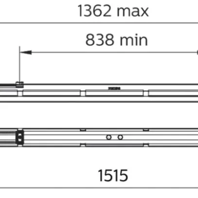 LED-Nassraumleuchte CoreLine WT120C G2 45W 6500lm 840 IP65 DIM 1515mm gu 