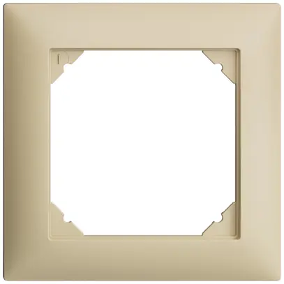 Cadre de recouvrement EDIZIOdue 1×1 vanille 