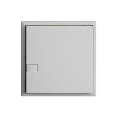 Pulsante INC KNX 1×EDIZIOdue grigio chiaro RGB senza LED 