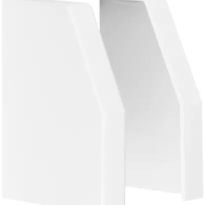 Piastra terminale tehalit per RK 150 bianco puro 