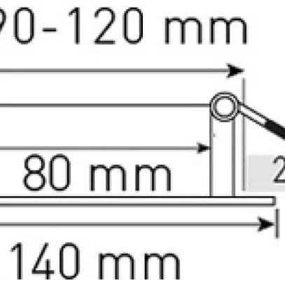 Telaio d'estensione MH per LED-Spot maxLUCE AXO/STATO 5 pezzi nichel 