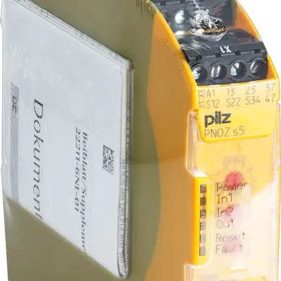 Commutateur d'arrêt d'urgence, surveillance de porte PNOZ s5 24VDC 2 n/o 2 n/o t 