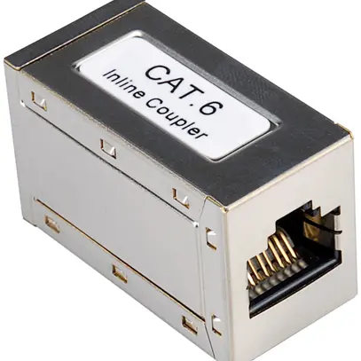 Adattatore di connessione ROLINE RJ45/RJ45 cat.6 cl.A schermato 