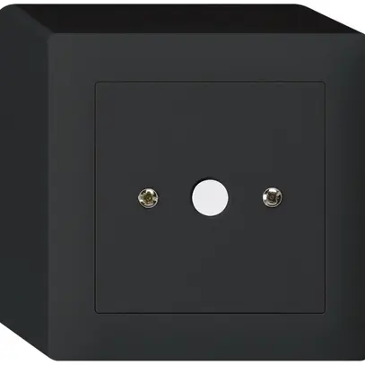 Boîte de raccordement AP kallysto noir Ø9mm sans bornier 