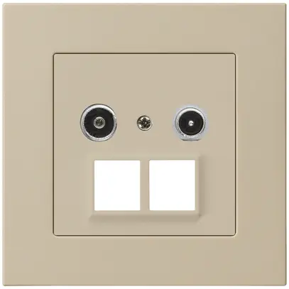 Presa multimedia INC kallysto.pro R/TV 23dB 2GHz beige 