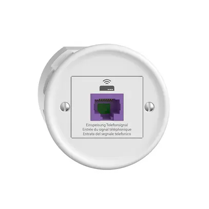 Presa ritorno STANDARDdue Q 1×RJ45 p.Swisscom VoIP, 8 poli, UTP, bianco 
