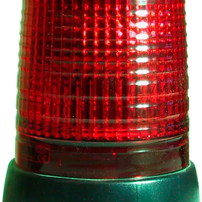 Lampada rotante 40W E14 rosso, 230VAC 