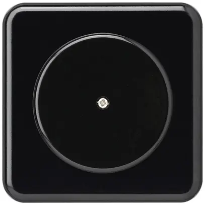 Plaque d'obturation ENC basico Ø58mm noir 