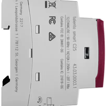 Timer digitale AMD talento smart C25, 2 canali 12/24VUC 