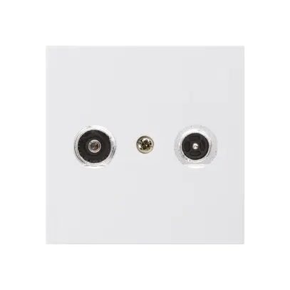 Presa antenna kallysto R/TV montaggio A 4dB 2GHz bianco 