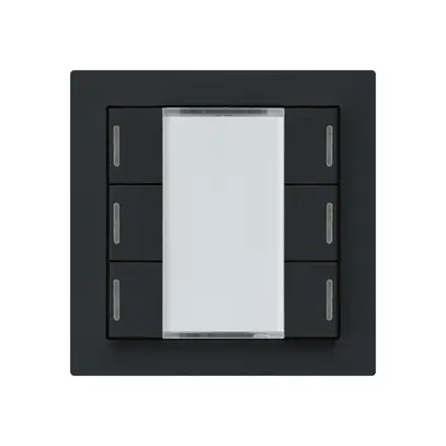 Tasto INC kallysto A KNX 6× LED RGB s/e-link nero 