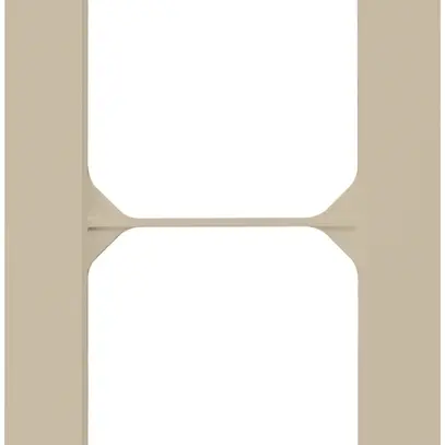 Cadre de recouvrement ENC kallysto.trend 2×1 beige 94×154mm 
