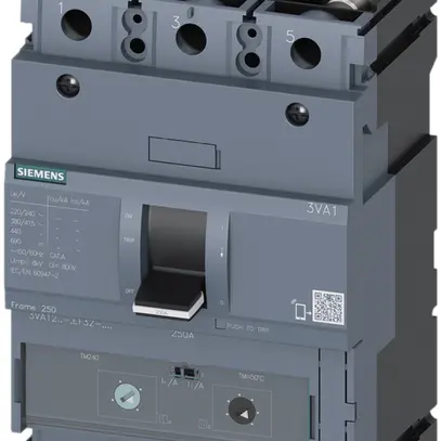 Leistungsschalter Siemens SENTRON 3VA1 3L 175…250A Ii=5…10× S-36kA FA 