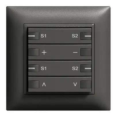 Variatore INC ZEP 2c/4t st. c/sec.mot.scen. EDIZIOdue nero 
