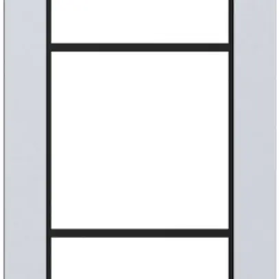 Abdeckrahmen SIDUS 3×1 alu 