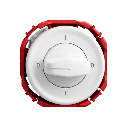 Interrupteur rotatif STANDARDdue SNAPFIX® manette interrupteur 0/1L bc 