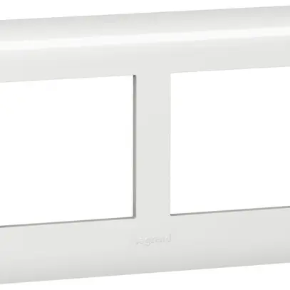Placca di copertura MOS 2×2 moduli 57mm orizzontale bianco 
