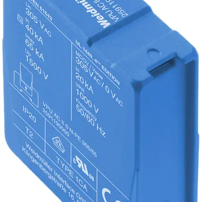 Parafoudre de rechange Weidmüller VPU AC II 0 N-PE 305/65 