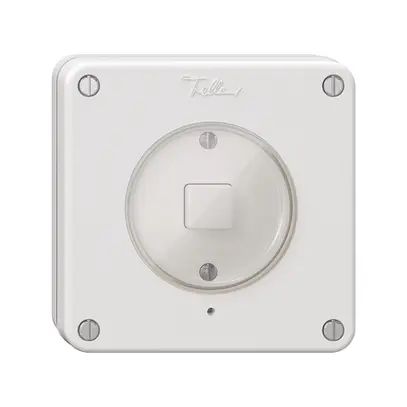 Pulsante KNX NUP 1× NEVO RGB con sensore di temperatura bianco 