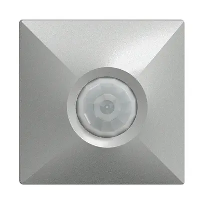 Rilevatore di presenza INC pirios 360P Slave EDIZIOdue, angolare silver 