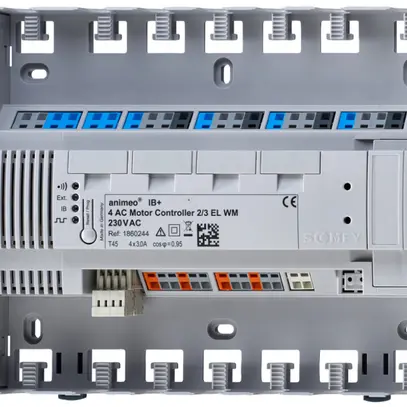 Actionneur de jalousie AP Somfy animeo IB+ 4 AC MotorController 2/3 EL WM 230V 