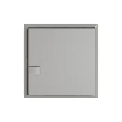 Poussoir KNX RGB EDIZIO.liv SNAPFIX® capteur temp.s.LED 1× comm.1T grc 