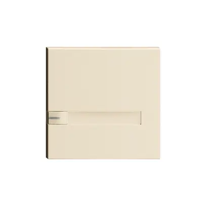 Tasto 1/1 KNX/elettronic.c. LED+cart. EDIZIOdue comando 1×crema 