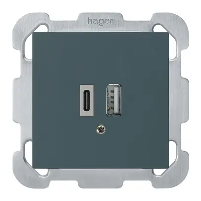 Prise de charge USB ENC kallysto 18W PD 1×type A 1×type C a.plaque fix. an 