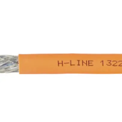 Cavo informatico H-LINE 1322 S/FTP 4×2×0.62 FRNC/LSZH 1500MHz cat.7A arancia Dca 