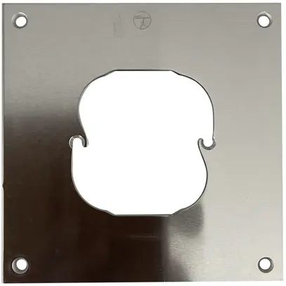 Placca di fiss. III 110×110mm dist.buchi di fiss. 52mm grd.I 