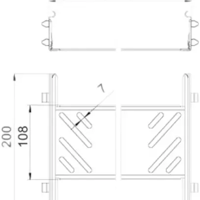 Kit di raccordo lungo Magic Bettermann KTSMV 60×200mm galv.a cont. 