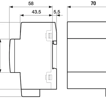 REG-Heizungsaktor KNX ABB VC/S6.2.2.2 6×Ausg 1A 24…230V 4TE 