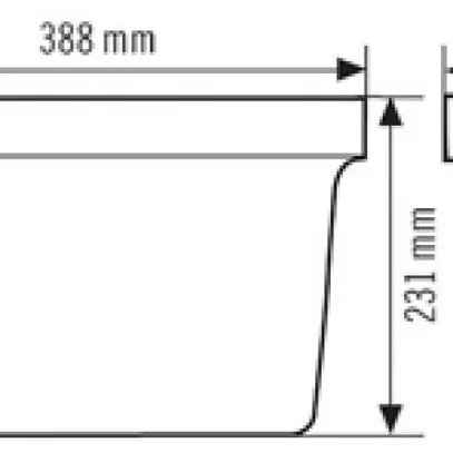 Lampada di emergenza ESYLUX SLX 32 LEDi High Cover 3h, bianco 