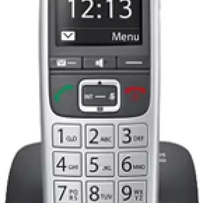 Telefon schnurlos Gigaset E560 14h Freisprechen CLIP silber 