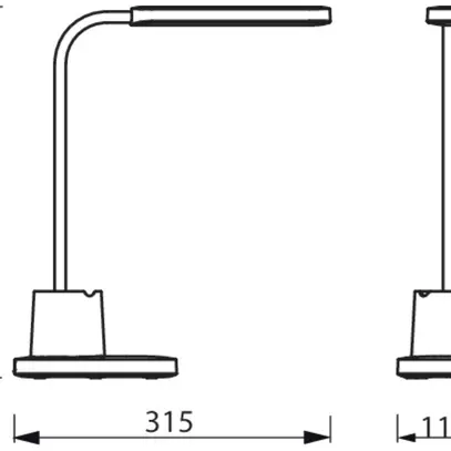 Lampada da tavolo LED Philips Bucket 7W 200lm 3000…5700K REG bianco USB tipo A 