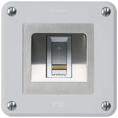 Lecteur d'empreintes digitales NUP Hager ekey robusto C gris 